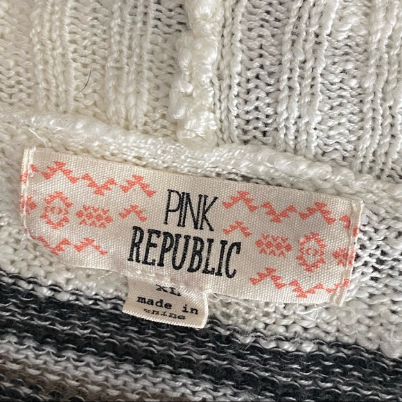 Pink Republic flowy striped cardigan sweater - Picture 6 of 6
